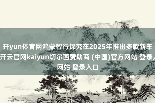 开yun体育网鸿蒙智行探究在2025年推出多款新车型-开云官网kaiyun切尔西赞助商 (中国)官方网站 登录入口