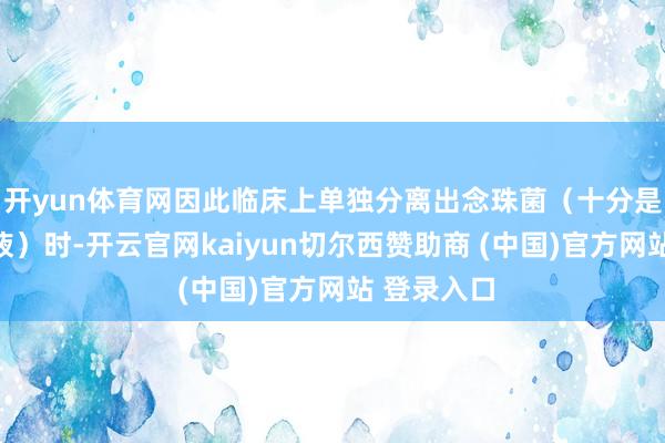 开yun体育网因此临床上单独分离出念珠菌（十分是痰液、尿液）时-开云官网kaiyun切尔西赞助商 (中国)官方网站 登录入口